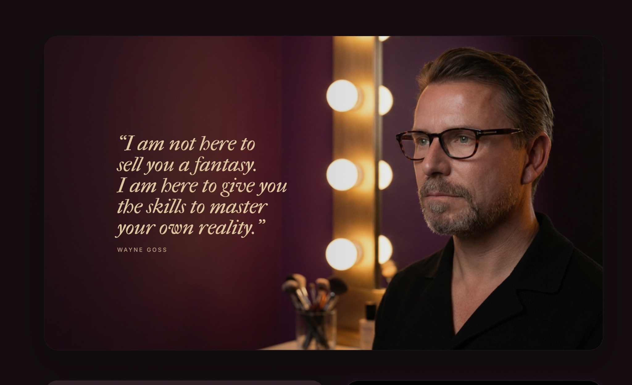 Wayne Goss quote portrait