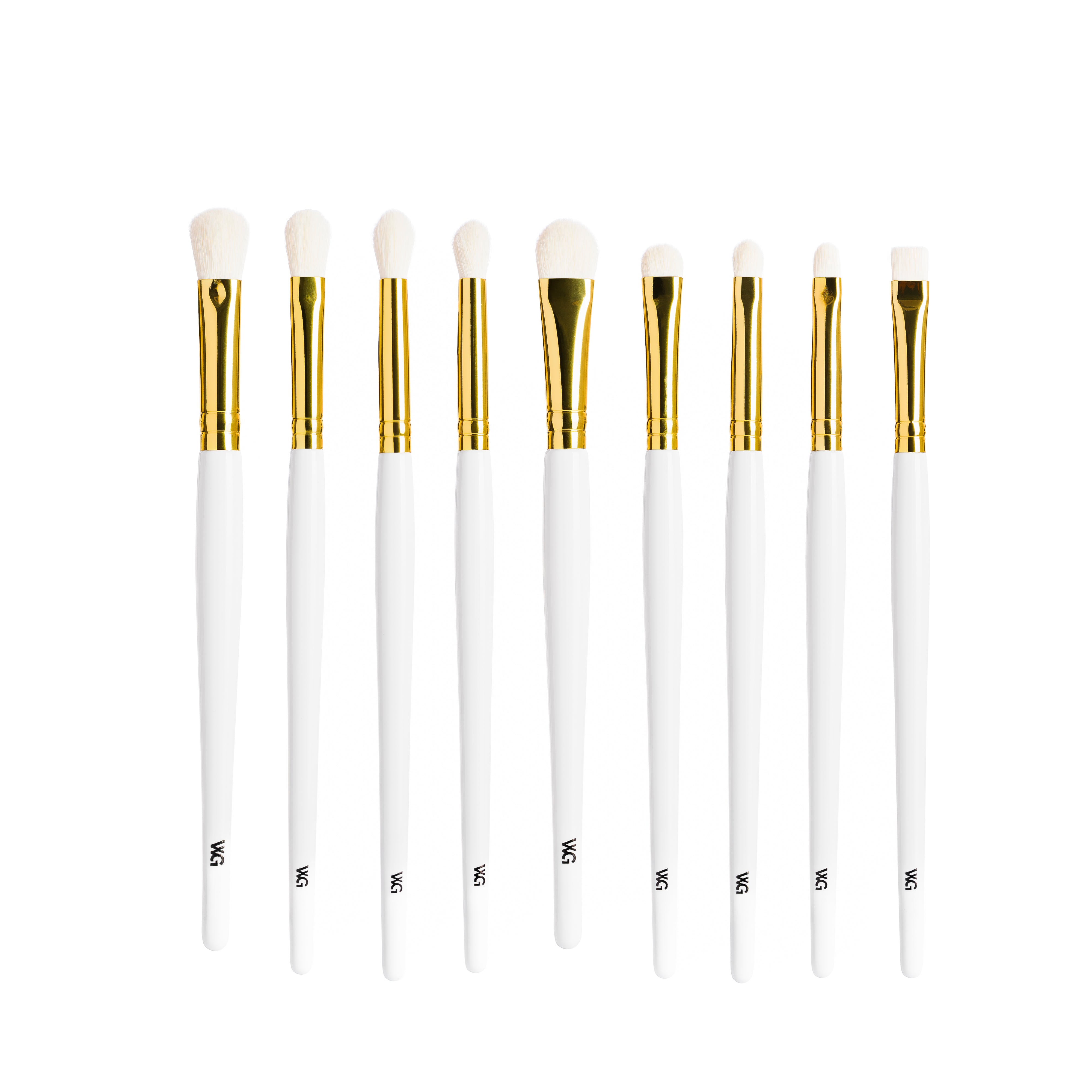 The White Gold Eye Brush Set