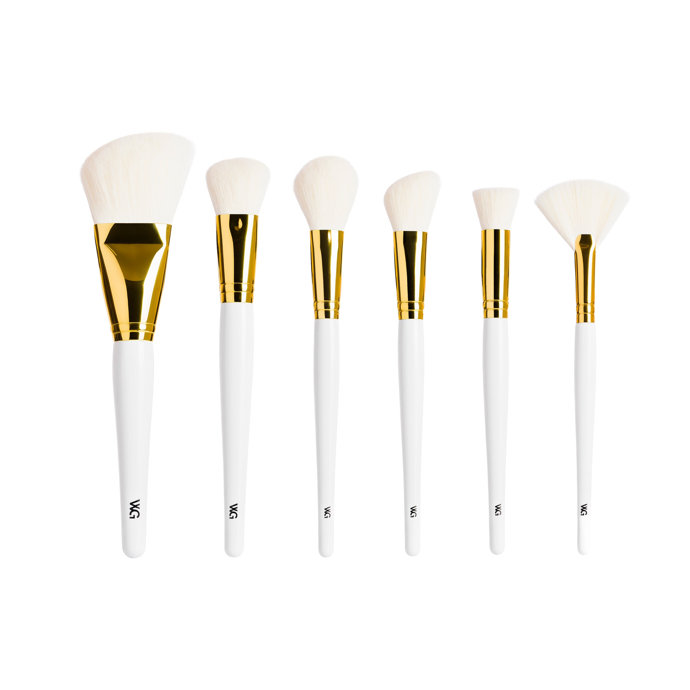 The White Gold Face Brush Set